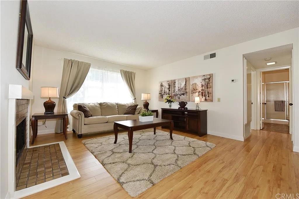100% Application before tour. Available: Aug 11th Pet Allowed Welcome to your new home in the vibrant city of Irvine, where comfort meets convenience. This charming residence offers 768 square feet of thoughtfully designed living space, featuring one bedroom and one full bathroom. Step into the inviting kitchen, equipped with modern appliances, perfect for preparing your favorite meals. Enjoy the cozy ambiance created by the fireplace, creating a warm and inviting atmosphere for relaxing evenings. The home is adorned with beautiful flooring throughout, enhancing the aesthetic appeal. Central AC and central forced air heating ensure year-round comfort in all weather conditions. Convenience is key with an in-unit laundry space, making chores a breeze. Located within the Irvine Unified School District, this property offers easy access to educational institutions for families. The home also includes one garage space, providing secure parking. Experience the best of Irvine living in this lovely home that combines functionality with style. App Fee: $99 No Pet Fee No move-in Fee