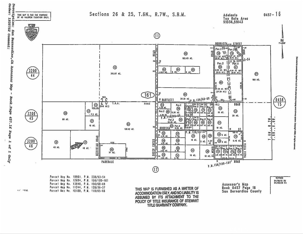 OPPORTUNITY, NEW MARKET TAX CREDIT AND RECYCLING ZONE AREA.
Water, Water, Water! Property sits atop the Oestre Aquifer. Per CSUF this is one of the largest aquifers in the state! Estimated at 2300 ACFT Yr.
If you are looking for a lucrative investment opportunity with significant tax benefits, you may want to consider this 40 AC parcel located in an Opportunity Zone, New Market Tax Credit Zone and State Recycling Zone area. According to the IRS, Opportunity Zones are designated economically disadvantage communities that offer tax incentives to investors who reinvest their capital gains in Qualified Opportunity Funds (QOFs) which are used to purchase real estate in OZs for development in these areas. Some of the tax benefits may include:
- Temporary deferral of taxes on previously earned capital gains which, was recently made permanent in the 2025 Tax Act.
- Lowered investment requirements after acquisition of the asset(s).
- Basis step-up of previously earned capital gains invested in QOFs for at least 5 years.
- Permanent exclusion of taxable income on new gains from QOF investments held for at least 10 years.
It is highly advised to align with the appropriate professionals on your team to understand and implement some or all of these opportunities to maximize your investment and ROI, (None of the above statements are to be considered as tax advice, only information to assist with making a determination if the subject property acquisition would fit your criteria).
This parcel has many attractive features that make it a prime candidate for development and growth. It is square in shape and flat, making it easy to build on. It has 50% water rights and 50% mineral rights, which are valuable assets that run with the land.
This site is also approximately 47 miles southwest from the approved BIG (Barstow International Gateway) 4600 AC intermodal BNSF yard to be constructed in the near future.
A neighboring property on Sheep Creek Rd was recently sold to Rainbow Disposal/Refuse to be the site of a Bio-Diesel production facility to create less carbon releasing fuel use by Rainbow's fleet of trucks as well as to create fertilizer/soil amenders as the waste product to be sold to public.
Electricity and natural gas lines are nearby, providing essential utilities for development.
This is a rare opportunity to invest in a property with immense potential upside growth and tax advantages!