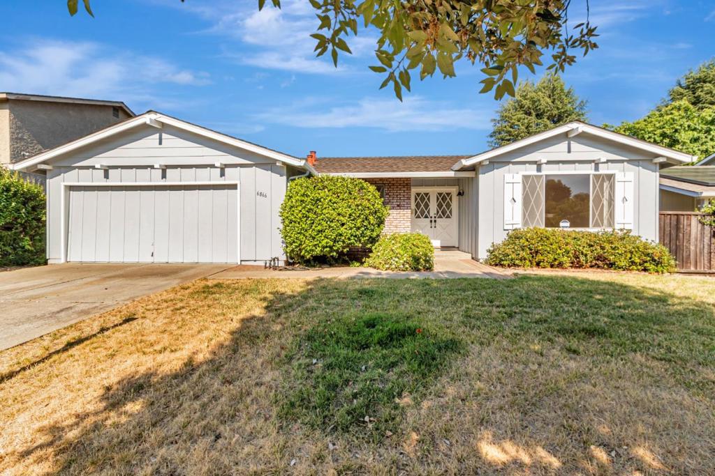 This is what you have been looking for! Picture perfect street! Walk to neighbirhood park! This home has an excellent open floorplam. Spacious single story design that is flooded with light in both living room and formal dining room. Woodburning brick fireplace in family room that overlooks large patio area and kitchen. Possibilities are endless to upgrade or remodel this true classic.. Quick short walk to top schools including Bret Harte Jr High and Leland High School!