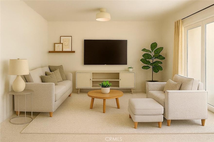 Welcome to your new home in Pacific Village, a vibrant 55+ senior community offering a serene and comfortable lifestyle.  Brand new carpet and fresh paint, creating a welcoming ambiance throughout. The kitchen features a sleek granite countertop.  Living room which opens up to a private patio, perfect for relaxing or entertaining guests.  installed a new A/C & Heating system in the master bedroom.  Tankless water heater.

Parking is a breeze with an assigned space located on the ground level (lower deck #17), upper level has ample guest parking available. HOA fee of $450, residents benefit from inclusive water and trash service. Pacific Village goes beyond just a place to live; it offers an array of amenities for residents to enjoy. Take advantage of the expansive community room equipped with a full kitchen and private bathroom, ideal for gatherings and events. Unwind in the refreshing pool or rejuvenate in the relaxing spa. For added convenience, the security building provides dual elevator access, ensuring peace of mind for all residents. Plus, complimentary laundry facilities available exclusively for residents. Conveniently located near Madrona Marsh, Denny's, shopping centers, hospitals, eateries, and Redondo Beach. Easy access to the 110 freeway. Don't miss this opportunity for comfortable seniors living in a prime location.