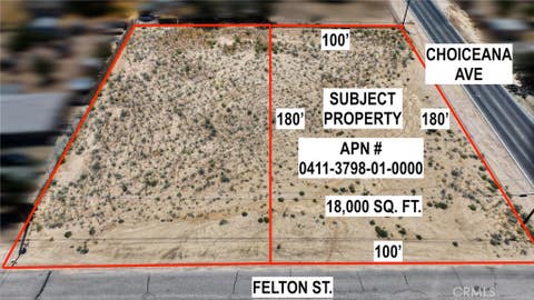Photo of 0 Felton Street, Hesperia, CA 92345 (MLS # HD26171728)