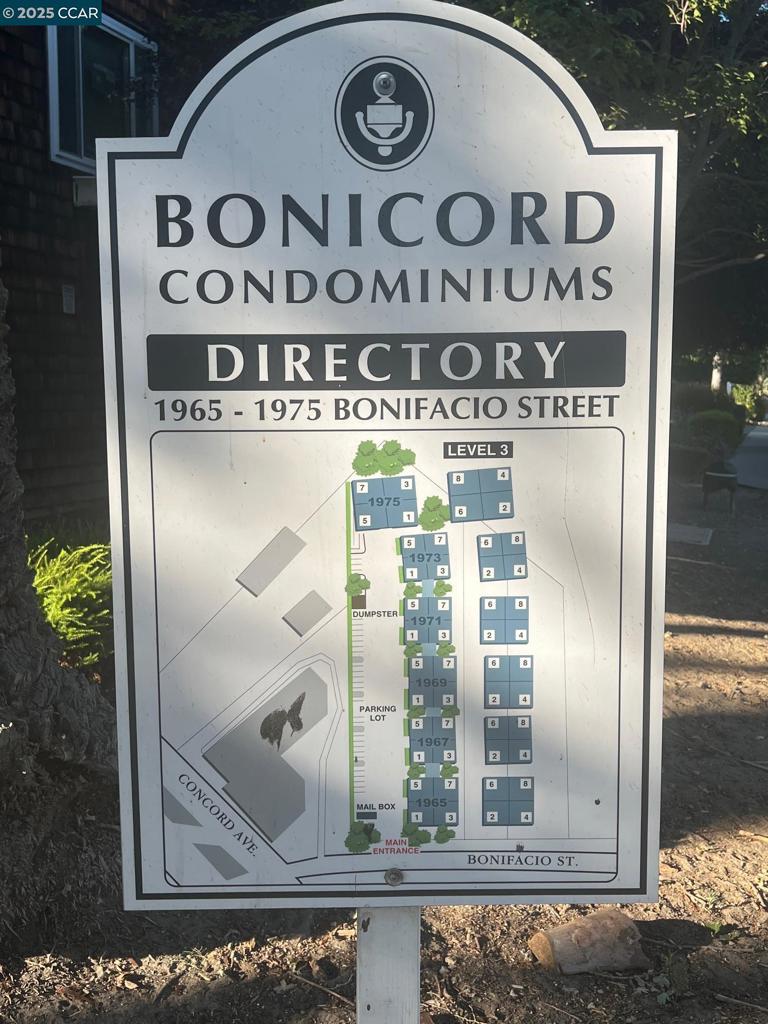 What a great location for a studio condominium! Just a few blocks from down town Concord and Todos Santos Plaza with all of its activities! This top floor unit is a treasure! The condominium has its own inside laundry with the stacked washer and dryer included. There is a full kitchen with the appliances included. The bathroom has a full tub and shower. One dedicated parking space is under the building with sufficient additional parking. Near freeway access. Mount Diablo High School is a couple blocks away. Restaurants, shopping and the theatre are all within walking distance.