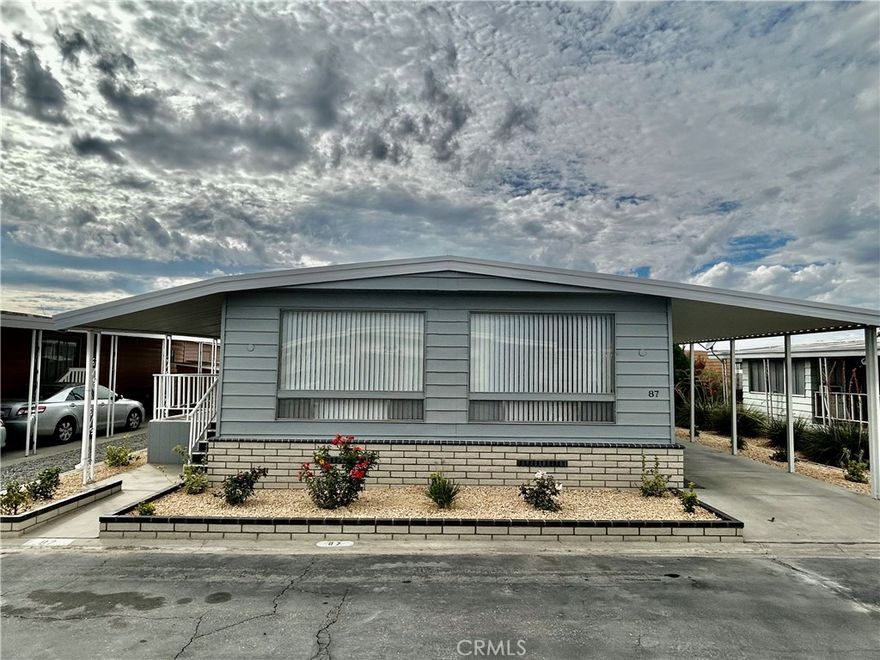 Beautifully Renovated Home in Gated Family Park!

Welcome home to this stunning 2-bedroom, 2-bath residence located in a highly desired gated all-ages community offering fantastic amenities including a pool and spa, clubhouse, pool tables, ping-pong, and more!



This home has been fully renovated inside and out and is absolutely move-in ready. Features include a sunken living room, formal dining area, separate den, and inside laundry room. Enjoy the natural light that pours in through the large, beautiful windows, creating a bright and open feel throughout. There’s also a shed for extra storage and plenty of outdoor space to relax.

Don’t wait—book your showing today! This gorgeous home won’t last long!