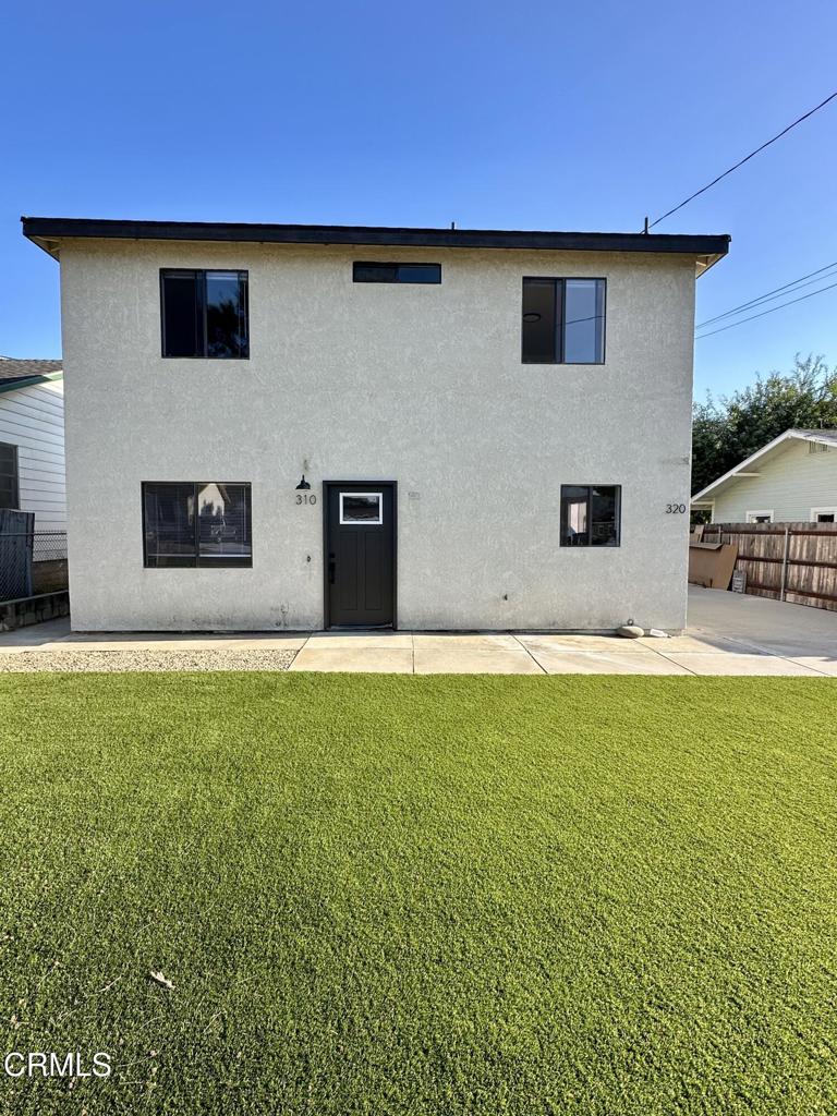 Nestled near historic Ventura Avenue, this beautifully updated 1988 duplex offers two private units, each with 2 bedrooms, 1.5 baths and a 2-car garage. Perfectly situated near the Ojai/Ventura Bike Trail, it's just a short walk or bike ride to downtown Ventura, the beach, and popular spots like Avenue coffee shops, wineries, grocery stores and shopping areas. Features for each unit include no shared home walls for maximum privacy, 2 bedrooms, 1.5 baths, luxury vinyl wood flooring & fresh interior paint, newly installed white shaker kitchen cabinets, quartz counter tops and turf lawn. Also, private 2 car garage with automatic roll up garage door and laundry hook-ups (washer & dryer included). Appliances included are one refrigerator and range. Outdoor amenities feature a front yard and long private driveway. Enjoy the convenience of urban living with the privacy of a stand alone home, perfect for those seeking modern living and ample parking!