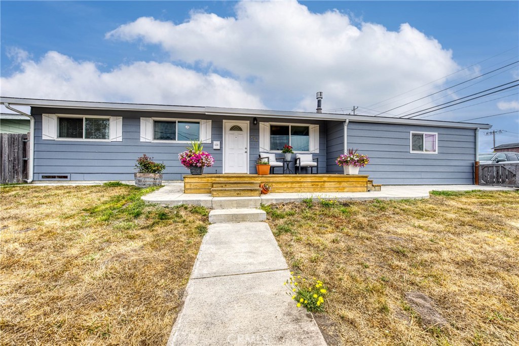 This beautifully modernized, single-level beach house perfectly blends modern upgrades with classic coastal charm. As you step onto the front deck, you'll be greeted by stunning west coast views. The living room is a cozy retreat, featuring a Rinnai Propane wood stove and a large picture window overlooking the sunny front deck. The heart of this home is the kitchen, offering ample countertops and views of the fully fenced backyard. The lower dining room, with its large slider door, seamlessly connects the indoor and outdoor entertaining areas. One of the most appealing features is the newly added primary bedroom, boasting a private entrance with a closet, vaulted ceilings, a spacious second walk-in closet, and a luxurious en-suite bathroom with custom tile floors and a shower. With a growing preference for single-story residences, this property perfectly meets that demand. The spacious and private backyard is ideal for both entertaining and gardening, while the securely fenced front yard provides privacy and a safe haven for pets. Additionally, the property offers ample storage with a two-car garage with laundry center and an adjoining utility room. This home also includes a full-service Generac 16kw whole-house generator with auto-start, and a custom-built storage shed. Located just minutes from downtown and the beach, this home merges coastal charm with functional modern amenities.