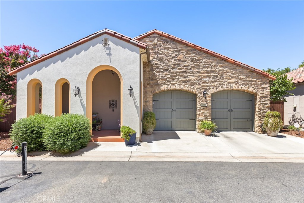 Welcome to the highly desirable Sorrento neighborhood! This stunning and spacious 3-bedroom 2-bath Tuscan home is light & bright w/ soaring vaulted ceilings throughout, arched entryways and a rare single-story floor plan! The beautifully designed kitchen features stainless appliances, large island/breakfast bar, granite countertops and plenty of cabinet space. If hosting is your passion, the separate dining room seamlessly connects to the living room which is ideal for entertaining! The open living room features recessed lighting, high ceilings and a cozy gas fireplace. The primary suite is spacious w/ a large walk-in closet and a door to one of the outside patios. The primary bath features a separate tub & shower and a dual sink vanity. Additional highlights to this gorgeous home include ceiling fans throughout, recessed lighting and plantation shutters. Step outside to not one, but two large, private patio areas- perfect for hosting guests. Located near Bidwell Park and Downtown Chico, this one-owner Sorrento beauty is low maintenance living at it's finest and a sought after community that you'll love!