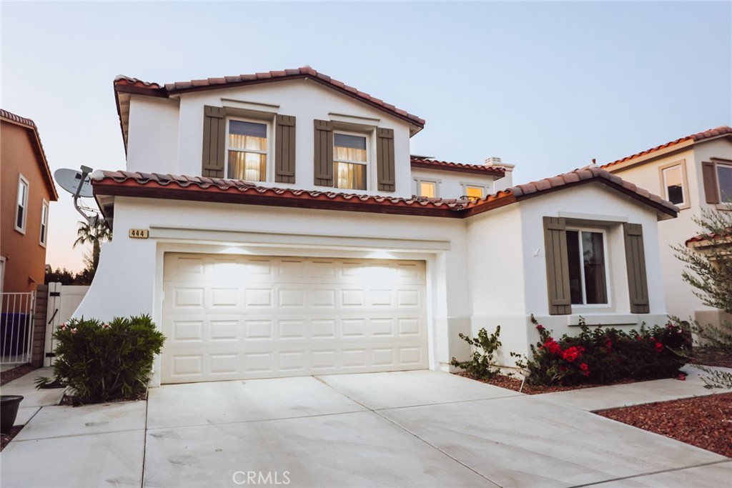 Upgraded Two-Story Home in Gated Paseo Vista – Prime Palm Desert Location
Welcome to this beautifully upgraded 4-bedroom, 3.5-bath residence in the exclusive gated community of Paseo Vista. With 2,531 sq. ft. of living space on a 4,356 sq. ft. lot, this two-story home offers the perfect blend of style, comfort, and convenience.
Inside, you'll find soaring ceilings, abundant natural light, and a spacious open-concept layout ideal for entertaining. The chef’s kitchen features premium finishes and flows seamlessly into the living and dining areas. Upstairs, the bedrooms are generously sized, including a luxurious primary suite with a spa-inspired bath and walk-in closet.
Step outside to your private backyard retreat—complete with a relaxing hot tub, cozy firepit, and a dedicated dog run for your four-legged companions. Desert landscaping ensures low maintenance and high enjoyment. The home also includes an owned solar energy system (with a remaining balance) and an EV charging plug in the garage, offering eco-conscious living and long-term savings.
Residents of Paseo Vista enjoy access to a sparkling community pool and the peace of mind that comes with gated security. Located just minutes from College of the Desert, El Paseo shopping, dining, and world-class golf, this home delivers the best of Palm Desert living in a quiet, well-maintained enclave.