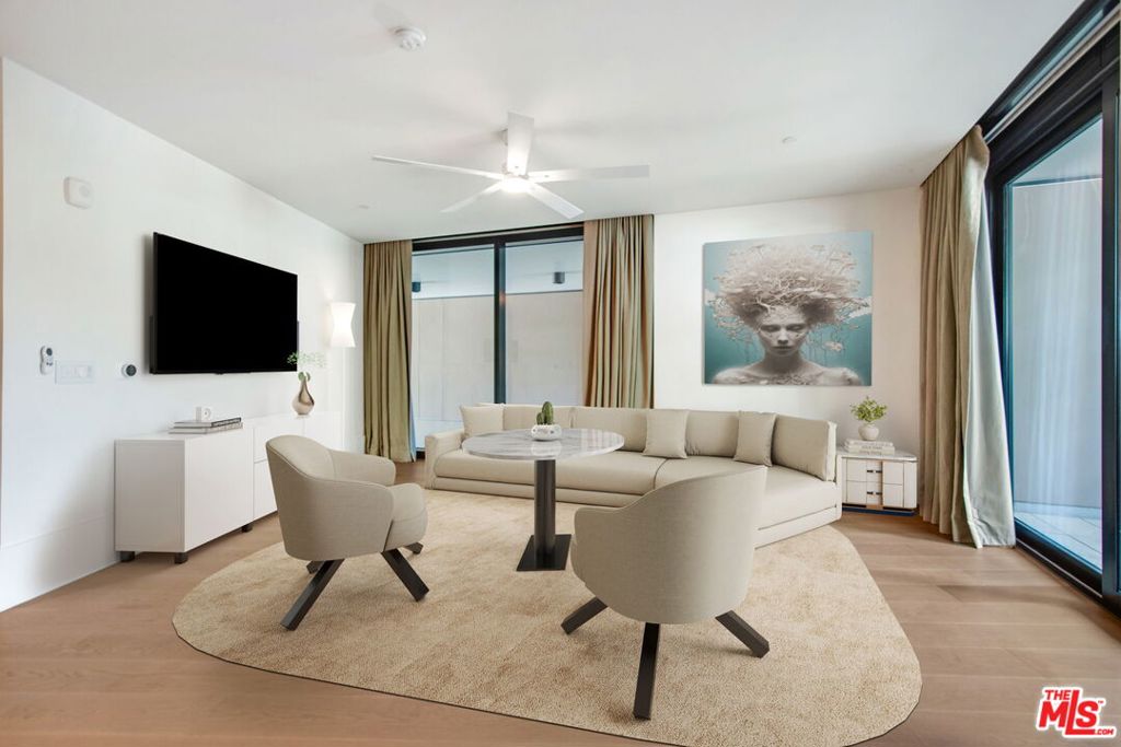 A singular opportunity to lease a one bedroom residence at the Sun Rose West Hollywood (formerly the Pendry Residences) Residences. A perfect pied--terre or primary residence for those seeking refined luxury at The Sun Rose Residences West Hollywood, where world-class design meets effortless living. This rare one-bedroom, one-bath residence offers the perfect balance of elegance, functionality, and privacy set within one of Los Angeles' most coveted new addresses on the historic grounds of the former House of Blues. Inside, sophisticated contemporary finishes define every detail. The kitchen features high-end stainless steel appliances and a full-length expanse of European-style custom cabinetry with integrated shelving, drawers, and organizers for optimized storage. Stone counters add a polished elegance, complementing the clean architectural lines. Soaring ceilings over ten feet high create volume and light, while remote-controlled floor-to-ceiling window treatments glide open to reveal expansive windows and a sliding glass door to your private patio. Engineered wood flooring, recessed lighting, and generous closet space complete the inviting living areas. The separate bedroom suite is an elegant retreat in itself, with a luxurious bath showcasing fine appointments and a deep soaking tub perfect for unwinding at the end of the day. A discreetly closeted stacked washer/dryer enhances convenience without compromising style. The lifestyle here extends far beyond the residence. As part of a full-service luxury building, amenities rival those of a five-star resort: valet parking with a reserved space, concierge service, and 24-hour security ensure peace of mind. A spectacular rooftop pool and whirlpool with panoramic 180-degree views of the city creates an enviable backdrop for entertaining or private relaxation. Residents also enjoy a large, fully equipped fitness center, elegant lounge and club room, sprawling elevated deck with gaming and seating areas, and seamless access to all the curated experiences of The Sun Rose. This residence, positioned on the valet level near the reception and concierge desk, makes meal delivery, guest services, and daily conveniences effortless. Adding to its desirability is the shared entry with the newly rebranded Sun Rose West Hollywood Hotel a cultural landmark and hospitality destination that has quickly become the heartbeat of the Sunset Strip. An elevated lifestyle with unmatched privacy, design, and access to the best of Los Angeles the Sun Rose West Hollywood Residence is unparalleled. Situated at the epicenter of West Hollywood's vibrant energy yet designed as a serene retreat, this residence offers the rare privilege of living luxuriously above it all while remaining steps from the city's most desirable dining, nightlife, and entertainment. Applicants must show verifiable income of at least 3x monthly rent, a minimum 680 credit score, stable employment, and a clean rental history (no evictions, bankruptcies, or major collections). Photos are virtually staged; unit rented unfurnished.
