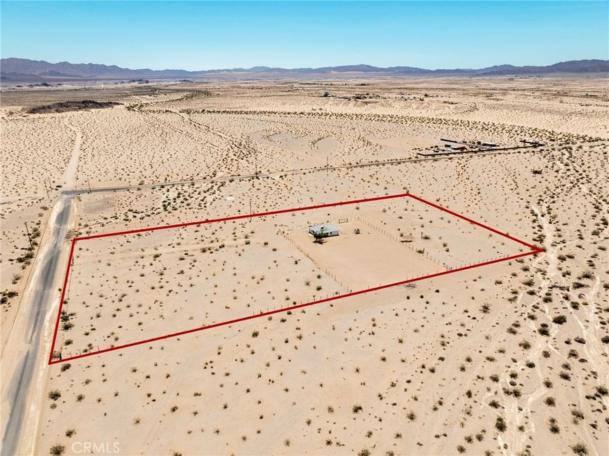 Escape to your private desert oasis beneath wide-open skies filled with endless potential. Don’t miss this super affordable opportunity to own a 2-bedroom, 1-bath single-family home, built in 1952, nestled on 5 spectacular view acres in the iconic Wonder Valley area of 29 Palms. With 1,050 sq ft of gross living area, this fixer offers the perfect opportunity for a full rehab and creative transformation.



Whether you're dreaming of a desert getaway, a minimalist retreat, or an off-grid artist’s studio, this property offers a rare chance to bring your vision to life. The land is ideal for expanding into a desert ranch, and the home has great potential as an AIRBNB. Remodeled AIRBNBs in the area are listed for $200K to $400K, making this a promising investment for short-term rentals.



Although it feels remote, you're just 10 minutes from key local spots including Luckie Park, community pools, 29 Palms Junior High School, and Tom Nicoll Memorial Stadium. You’ll also enjoy easy access to Downtown 29 Palms, Joshua Tree National Park, the USMC Base, and Mojave Trails National Monument.



If you’re a visionary, this property is your chance to create something truly special.