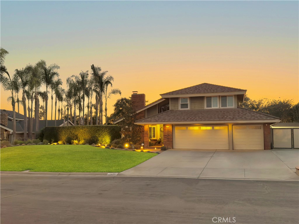Step into this beautifully remodeled 5-bedroom, 3-bath home offering 2,679 sq. ft. of meticulously updated living space, perfectly situated on a sprawling 17,120 sq. ft. lot in one of Yorba Linda’s most desirable cul-de-sacs. Every detail has been thoughtfully designed to combine comfort, function, and style. One of the home’s most desirable features is the convenient downstairs bedroom and full bathroom with a walk-in shower — ideal for guests, multi-generational living, or a private home office. As you enter, you’ll be welcomed by a light-filled, open floor plan featuring expansive dual-pane windows and sliders, custom plantation shutters, and newer luxury vinyl plank flooring throughout. The spacious living and dining areas flow seamlessly, highlighted by energy-efficient LED lighting and a whole-house fan system that keeps the home cool and comfortable. The heart of the home is the remodeled kitchen and family room, where custom cabinetry and built-ins provide ample storage and a designer feel. Upstairs, the primary suite is a true retreat, complete with a generous walk-in closet and a custom master bath showcasing upgraded fixtures, quartz countertops, and a spa-like ambiance. This home also features a durable concrete tile roof, providing peace of mind and long-lasting curb appeal. Outdoors, your private backyard paradise awaits. Enjoy a sparkling pool and relaxing spa, a custom patio cover, and a sit-down BBQ island — the perfect setup for entertaining friends and family year-round. The property also includes RV parking, a large storage shed, and a 3-car garage with built-in cabinets for ultimate convenience. Luxury Living Meets Equestrian Charm in Yorba Linda! This equestrian-zoned property offers direct access to the Yorba Linda Trails via a private easement, making it ideal for horse lovers, hikers, and outdoor enthusiasts. The location is unbeatable — walking distance to the Yorba Linda Community Center, Veterans Park, Nixon Library, the new Mormon Temple, and numerous churches. Top-rated schools and a friendly, quiet neighborhood make this home a true gem for families. Best of all — there are NO HOA dues, NO CC&Rs, and NO Mello-Roos, giving you the freedom to truly make this property your own without additional monthly costs. This is more than just a home — it’s a lifestyle. Experience the perfect blend of modern upgrades, functional spaces, and a prime Yorba Linda location. Don’t miss your chance to make this one-of-a-kind property yours!