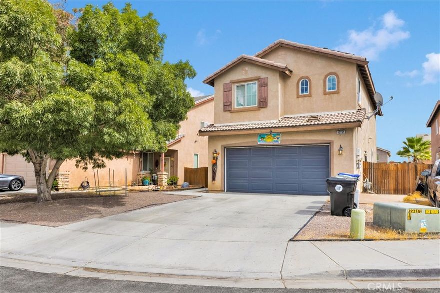 Step into homeownership with confidence! This charming two story house located in the city of Victorville, ideal for first-time buyers looking for comfort, space and a place to call home. Featuring 3 bedrooms and 2 full bathrooms upstairs and a half bathroom down stairs making it convenient for guest. Walk into a bright floor plan, and plenty of natural light, this home feels warm and welcoming from the moment you walk in. Enjoy cooking in a spacious kitchen that overlooks the dining area. The private backyard offers room to relax, garden, or host weekend BBQ's, giving you the perfect blend of indoor and outdoor living. Located close to schools, shopping, and easy freeway access, this home offers both convenience and peace of mind. Don't miss this amazing opportunity to begin your journey towards building equity and creating memories!