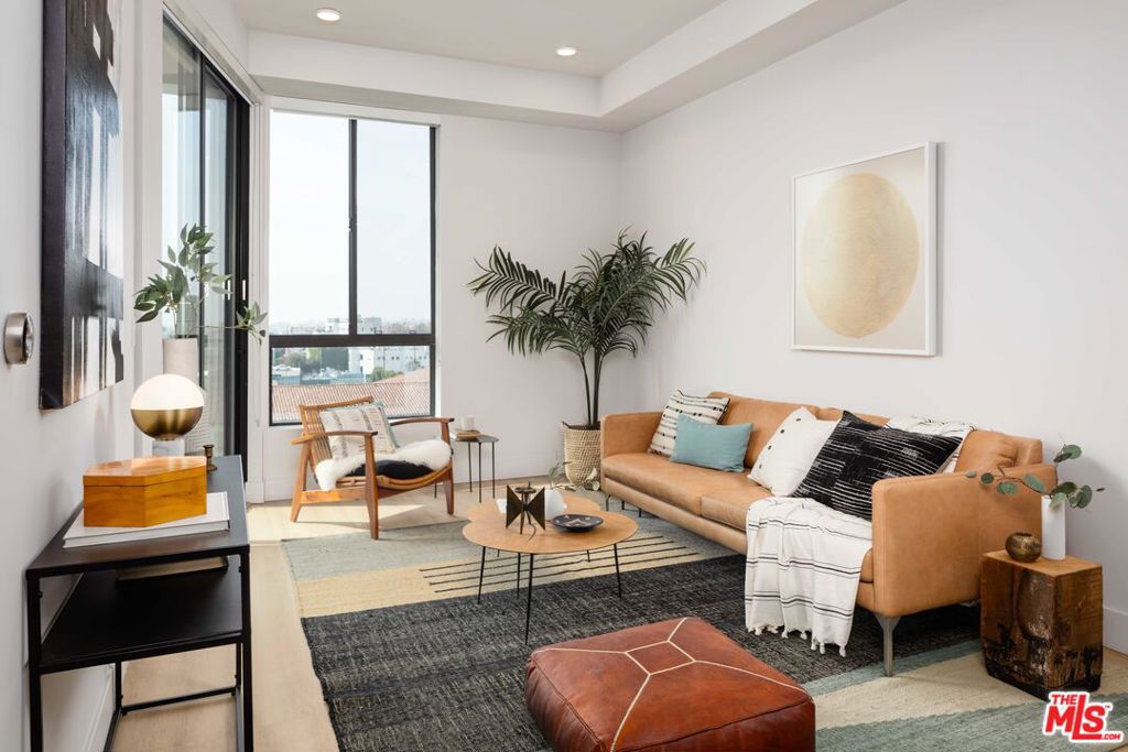 Welcome to your new home at Coda! Stylishly designed living spaces, thoughtful amenities, and smart home services provide an intimate respite from the liveliness of downtown Culver City that is just steps away. This one-bed penthouse residence is located on the 6th floor of Coda, facing West which provides for some of the best sunsets in LA. This unit boasts a full cooks kitchen with generous built-in storage, stainless steel appliances, suspended metal shelving above the kitchen peninsula, spectacular views from every room, and floor-to-ceiling Carrera marble in the bathroom. Vaulted 10' ceilings and the dual-access balcony allow for ease of living and natural light to shine throughout. Smart features include: Nest thermostat, electronic keyless entry, and Butterfly MX controlled access building. Please note, an assigned parking spot would be an additional $150 monthly charge. Property amenities include: rooftop lounge, BBQ, Amazon lockers & EV Parking. Pet friendly with $500 deposit. 12 month lease required. Please reach out if you are interested, we would love to meet you!