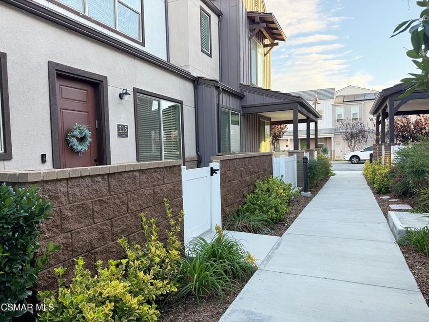 Available for immediate move-in! Welcome to this beautifully maintained 3-bedroom, 2.5-bathroom townhome located in the Westerly Community in Simi Valley just minutes from shopping, restaurants, and convenient freeway access. Step inside to a freshly painted interior and a welcoming family room with high ceilings and recessed lighting that seamlessly flows into the kitchen, perfect for everyday living and entertaining. Upstairs, you'll find all three bedrooms, including a spacious primary suite with a luxurious en-suite bathroom featuring dual sinks, a stunning walk-in shower, and a generous walk-in closet. Two additional bedrooms share a well-appointed full bathroom, ideal for family or guests. The community offers wonderful amenities including a sparkling pool and spa, bocce ball court, fire pits, dog park, picnic areas, walking paths, and a playground making this an ideal home in a prime location.