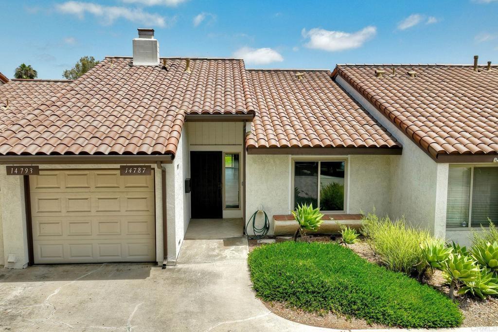 Renovated in 2022, this single level Penasquitos Townhome has two primary bedrooms, two baths, 1026 sq ft, plus bonus room, attached single car garage with loft storage, and one permitted space situated near the top of the development on a private cul-de-sac. This home offers views, privacy, backyard patio, vaulted ceilings, recessed lighting, fans, forced air AC & heat, dual pane windows, open floorplan, cozy stack-stone gas/wood-burning fireplace and top-rated Poway schools. The Penasquitos Townhome community offers a relaxing pool just a short walk away, easy freeway access to 15 & 56, and close proximity to restaurants and shopping including Costco, Trader Joe's, Ralphs, and Home Depot just to name a few.