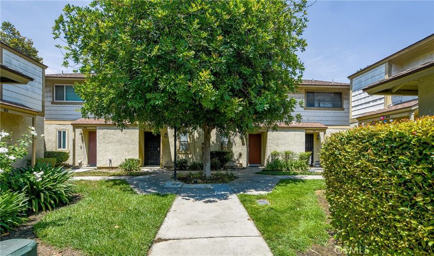 Welcome to 1031 S Palmetto Avenue Unit W8 in Ontario!

This beautifully remodeled 2-bedroom, 2-bathroom end-unit condo offers stylish upgrades and modern comfort in a highly convenient location. Fully updated within the last 5 years, this home features laminate flooring throughout, a bright and functional kitchen with quartz countertops, stainless steel appliances, recessed lighting, and a breakfast bar perfect for casual dining and entertaining.



The spacious primary suite includes two closets, including a generous walk-in, while the second bedroom also offers a walk-in closet for excellent storage. Both bathrooms have been tastefully upgraded with quartz countertops, new light fixtures, mirrors, toilets, and shower doors, giving them a fresh, modern feel. Additional highlights include a separate laundry room with washer and dryer included, a coat closet, and a linen closet for added storage.



Step outside to your private back patio, enclosed with white vinyl fencing, complete with a storage closet—perfect for relaxing or outdoor storage. The unit also includes a 1-car detached garage and an assigned carport space. The community offers a sparkling pool and spa, and the HOA covers roof and fence maintenance.



Conveniently located near Ontario International Airport, Toyota Arena, the Ontario Convention Center, the future Dodger Sports Park (a minor league stadium and recreation center expected by 2026), and just 10 miles from the planned Las Vegas high-speed rail line (scheduled for 2028), this home is ideally situated in one of the fastest-growing and best-connected areas of the Inland Empire.



Don’t miss this opportunity to own a turn-key home with modern upgrades, fantastic amenities, and unbeatable location!