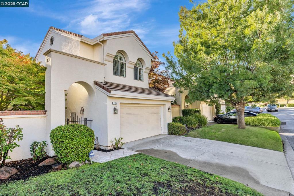 A Rare Opportunity to Own Golf Course Serenity in San Ramon Set against the backdrop of Canyon Lakes Golf Course, this refined two-story residence offers a lifestyle of elegance and tranquility in one of San Ramon’s most exclusive gated communities. With 2,499 square feet of thoughtfully designed living space, complete with 4 bedrooms and 2.5 baths, the home blends timeless sophistication with modern comfort. From the moment you enter, you're greeted by newly laid luxury vinyl flooring that flows seamlessly throughout the home, enhancing its open and airy ambiance. The main living areas are bathed in natural light, with expansive windows framing sweeping views of the Golf-course fairways. Upstairs, the primary suite is a private sanctuary featuring a walk-out balcony overlooking the greens, a spacious walk-in closet, and a spa-inspired bath complete with a soaking jacuzzi tub, dual vanities, and a walk-in shower. The backyard is a true retreat, designed for both relaxation and entertaining. Artificial turf and a gently flowing stream create a peaceful, low-maintenance oasis, perfectly positioned to capture the beauty of the surrounding landscape. This home is equipped with owned solar panels, offering energy efficiency without compromise. Located in a posh, quiet neighborhood,