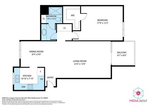 Photo of 8400 De Longpre Avenue #202, West Hollywood, CA 90069 (MLS # 26655061)