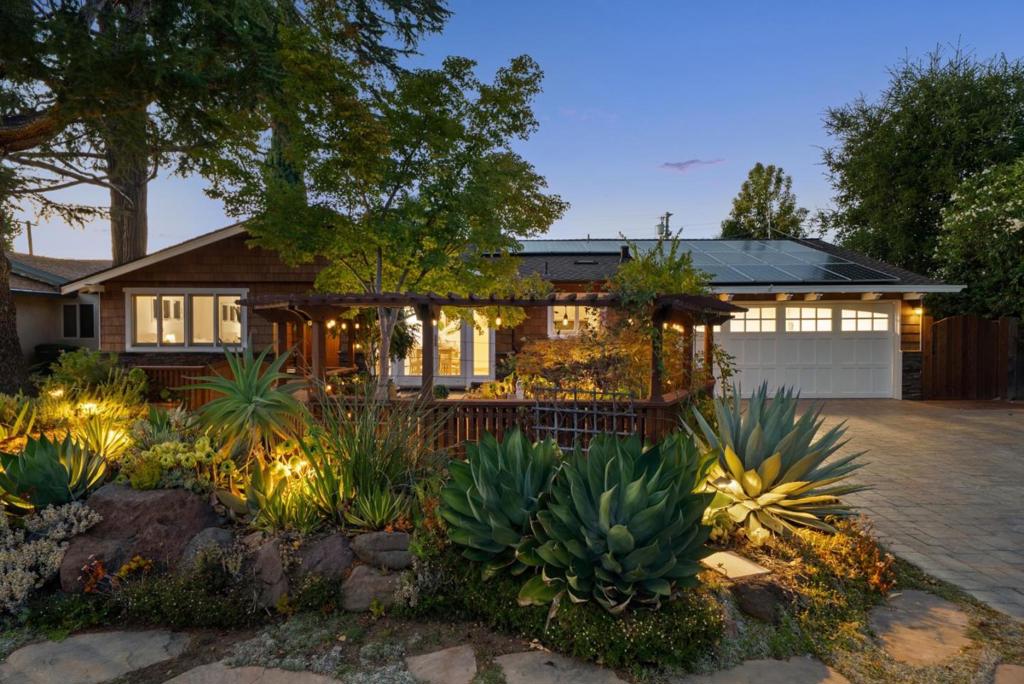 Welcome to 18371 Montpere Way a beautifully updated Saratoga residence offering 3 spacious bedrooms, 2 bathrooms, and lush, oasis-inspired landscaping that surrounds the property with natural serenity. Step inside to discover a gourmet kitchen equipped with stainless steel appliances, granite countertops, custom cabinetry, and modern light fixtures the perfect space for both cooking and gathering. The open-concept layout seamlessly connects the kitchen, dining area, and expansive great room, creating an inviting environment for entertaining or everyday living. The light-filled primary suite features a convenient step-down built-in office area, ideal for working from home, with peaceful views of the beautifully landscaped backyard. Perfectly located just minutes from the vibrant dining, shopping, and entertainment options of Downtown Saratoga and Los Gatos. Easy access to major commuter routes including Highways 9, 17, 85, and Saratoga/Sunnyvale Road. Active Neighborhood Watch committee hosts periodic gatherings at Ravenswood Park. Situated within the boundaries of award-winning Saratoga schools, this home offers the best of location, comfort, and lifestyle.