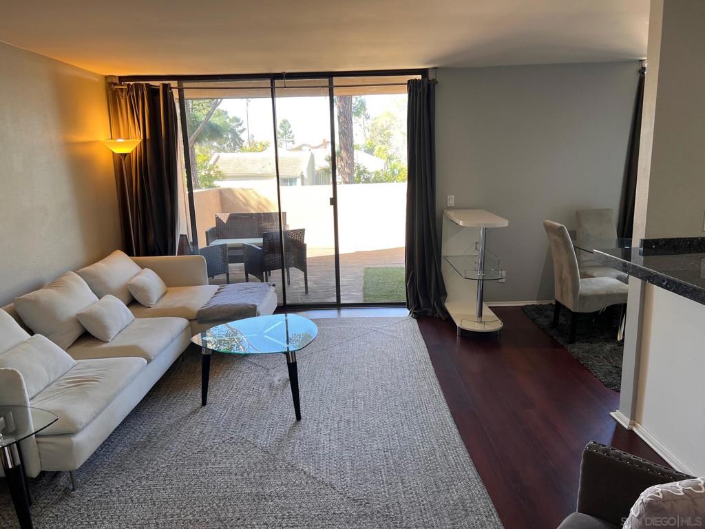 One of the most gorgeous properties for Lease in San Diego. Stunning condition! Interior is beautiful & tastefully upgraded, newer appliances, & wood flooring thru-out, large patio literally extending the living room. Few steps to the newly equipped laundry room. Easy access to I-5/805/52 freeways. Close to UCSD, Downtown, La Jolla Shores & Scripps Medical Center. Walk to local grocery, shopping & one of the best Italian Restaurants in San Diego. Ideal location. Available for Move-In October 1, 2025 Property is being offered UNFURNISHED. Available for MOVE-IN OCTOBER 1, 2025