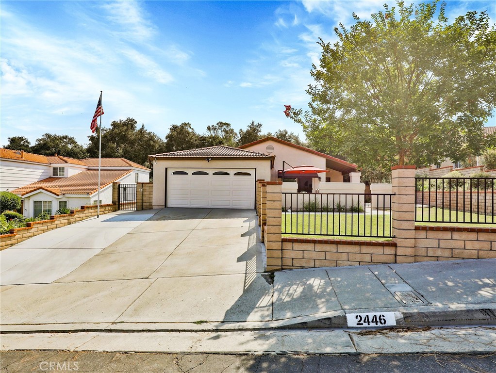 Best home, best price, no hassels here. This comfortable, upgraded home, leaves nothing to do, but enjoy living here. Entertain friends on one of the two patios. Or just relax in in the unique, scenic, back yard in your own hot tub. No neighbor behind you, giving you privacy, only Oak trees, and nature. Located at end of the cul de sac, at the top of the hill, away from the noise, traffic, very peaceful here. This retreat like home offers a view of the blue skies, sunsets, and special natural surroundings to enjoy. No stairs, no mello roos, just opportunities here. With open floor plan, vaulted ceilings, and natural lighting, home is light and inviting. Curl up with a good book by the cozy fireplace. Or get creative in the updated kitchen. That opens to the family room, and breakfast area. With newer appliances, including stove, refrigerator, washer, dryer, 5 mounted TV's which all can remain with the home. 22 Solar panels, owner owned, included with no cost to buyer. Helps with reducing utility bills as long as you live here, no lease either! Newer block wall-wrought iron fencing encloses the front yard to the back yard. Newer pavers make for a low maintenance, attractive patio areas. New rain gutters, plus clean, new upgraded insulation just installed, keeping allergies away, and keeping this home comfortable all year long. Home is a smart home, most systems are automated. Newer window coverings, fans in the 3 bedrooms, bathroom fixtures, and more. Desirable location to great shopping, restaurants, parks, and top rated schools. You're going to want to come home to this beauty!