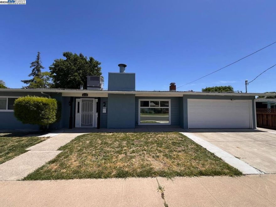 Welcome to this well maintained 4-bedroom, 2-bathroom home, offering a spacious 1,383 sq ft of comfortable living. Highlights include a custom fireplace, elegant crown mouldings, dual-pane windows, and charming French doors that open to a serene backyard. The generously sized primary bedroom adds to the home's appeal. Situated on a 6,300 sq ft lot, this property features an attached drive-thru garage and two large storage sheds. The backyard boasts a sizable covered patio and inviting landscaping—perfect for relaxing or entertaining. With excellent potential for an ADU, this home is a fantastic opportunity for homeowners or investors alike. Open house 1-4pm of 10/18 and 10/19/2025.