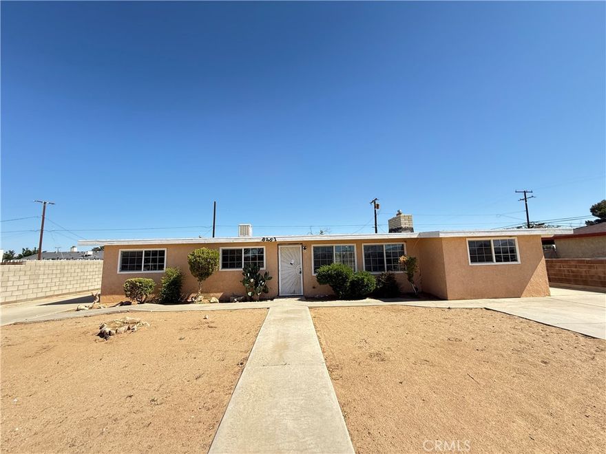This spacious 4-bedroom, 2-bathroom home sits on a generous 9,000 square-foot lot and is move-in or rent-ready! Featuring ample living space, a functional layout, and dedicated RV parking, this property is ideal in a growing area. Located in the heart of California City, you’ll be close to schools, parks, and local amenities. The oversized lot offers endless potential—room for toys, tools, or gatherings.