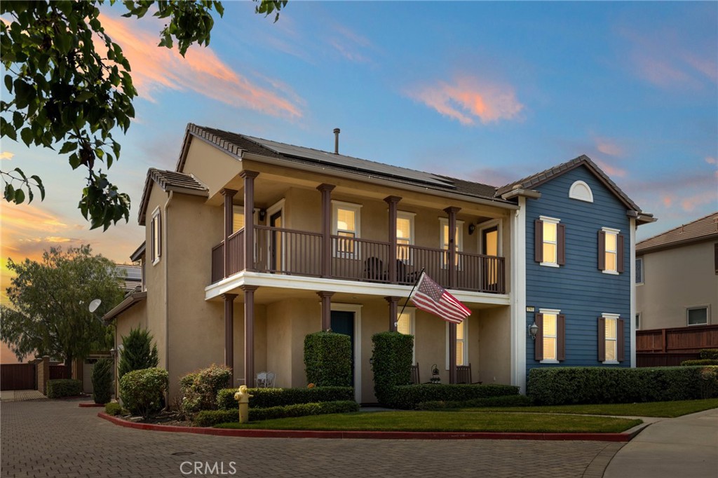 PAID OFF SOLAR AND LARGEST BACKYARD IN COMMUNITY! Welcome to this stunning 3-bedroom, 3-bathroom home in the city of Upland! Impeccably maintained and thoughtfully upgraded, this home offers comfort, style, and energy efficiency all in one. Step inside to find an inviting open layout with beautiful tile flooring, elegant crown molding, and plantation shutters throughout. The heart of the home is the beautifully updated kitchen, featuring modern cabinetry, granite countertops, and high-end stainless steel appliances—perfect for both everyday living and entertaining. Upstairs there is a spacious loft, equipped with surround sound speakers. Each bedroom is generously sized, with the primary suite offering a luxurious en-suite bath and walk-in closet. Outside, enjoy a spacious backyard oasis with artificial turf, custom built-in BBQ and endless possibilities—ideal for gatherings, gardening, or simply relaxing under the sun. And with a fully paid-off solar system, you’ll enjoy lower utility bills and sustainable living from day one. The oversized 2-car garage has plenty of storage and a Bosch Express Electric Car Charger. Don’t miss your chance to own this turnkey gem that perfectly blends comfort, quality, and timeless elegance!
