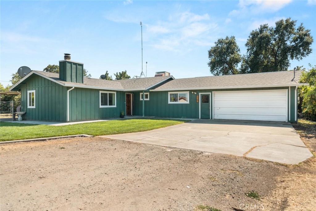Discover this charming home, just a short drive from Chico. This property offers the best of both worlds: a peaceful, rural lifestyle with easy access to city amenities. A significant feature of this home is the fully owned and paid-for solar system, which powers the entire house and keeps utility costs low. The home is situated on a spacious, fully fenced corner lot with established fruit trees and rich soil, offering a fantastic opportunity for gardening enthusiasts. The front yard has been recently refinished and there are new double pane windows recently installed. The fruit tree’s includes mature persimmon, fig, pomegranate, and as well as grapevines. There's also ample space for RV parking, a boat or any other toy you may need to store. Inside, you'll find a cozy living space open to the kitchen with a wood burning stove, and a second living room. The master bedroom features lots of closet space and good size bedroom. The attached two-car garage is very spacious with ample storage. Located in the small rural community of Nord, the home is just down the street from Nord Elementary School with was recently named a top elementary school. Whether you're a first-time homebuyer looking to build equity or seeking to downsize to a more cost-effective home, this property is an excellent choice.