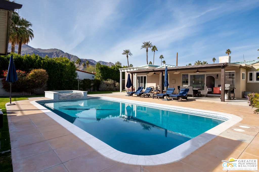 Season | October - April: $$ - 14,335.00 per month Summer | May - September: $$ - 6,018.00 per month Available for Seasonal Rental Only 1 to 6 Months. This property is offered exclusively for short-term seasonal stays. Long-term leases beyond 6 months are not available. Dates go fast! For the most up-to-date availability and to explore all of our properties, please visit APEK Rentals online. You'll find the live calendar dates and easy booking options there. Welcome to the Movie Colony Oasis in Palm Springs, CA! This charming 4-bedroom, 3-bathroom home is the perfect retreat for those looking to relax and unwind. Enjoy the convenience of being just a short walk away from downtown, where you can explore shops, restaurants, and entertainment. The house features modern amenities such as air conditioning, a pool, BBQ area, wireless internet, and a cozy fireplace. Take a dip in the hot tub, or relax in the spacious living room. Whether you're looking for a peaceful getaway or a fun-filled vacation, the Movie Colony Oasis has everything you need for a memorable stay. Plus, with free parking and a pack 'n play/travel crib available, your comfort and convenience are our top priorities. Book your stay today and experience the beauty of Palm Springs in style!