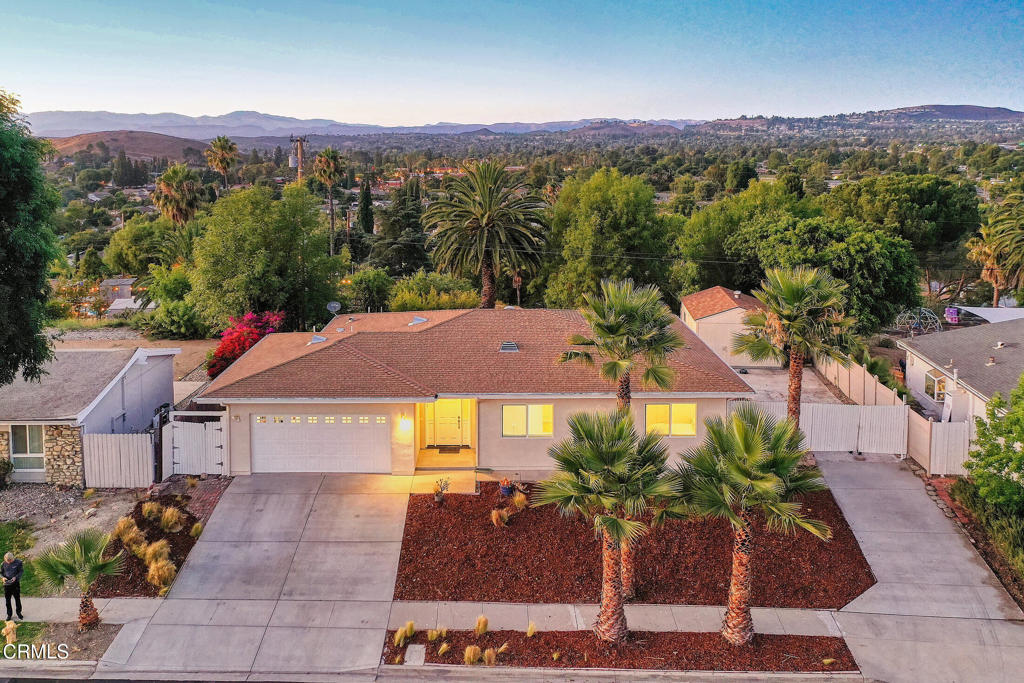 Welcome to 331 Dryden--a beautifully maintained, newer-built single-level home perched at the top of the street, offering sweeping panoramic views of Thousand Oaks. Built in 2014, this 3-bedroom, 2.5-bath residence features 1,708 sq ft of living space with a thoughtfully designed open floor plan, perfect for everyday living. Situated on a spacious 11,325 sq ft lot, the property includes dual driveways, central A/C, incredible outdoor potential, and a large 14' x 24' storage shed. A rare combination of privacy, functionality, and views--don't miss this opportunity!
