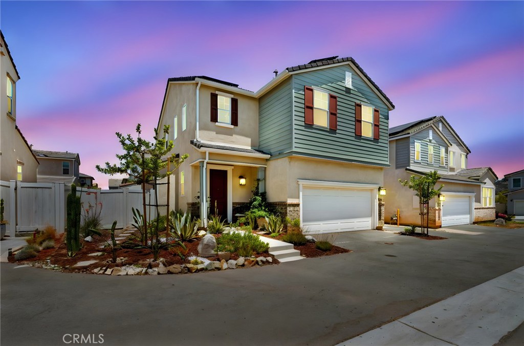 FULLY PAID SOLAR! Welcome to your new home in Valley Center! This stunning two-story San Diego home is turnkey and ready for you! Step inside to a flawless entryway, illuminated by a custom chandelier at night and bathed in plenty of natural light during the day. The floors are immaculate as the seller has never worn shoes inside the home (yes, really!). This gorgeous entryway leads directly into an open concept kitchen and family room. The kitchen is modern and sleek with granite countertops and stainless steel appliances. The entire home can be kept cool by central AC or a whole-house fan. Out back is an oversized lot for the neighborhood, as this home is one of the only models with a lot this large, which allows for more sideyard space and outdoor fun. Upstairs, you will find two full baths and three spacious bedrooms. The Master bedroom is lined with windows, allowing for ample natural light and a cheery ambiance. The master bath features a standing shower, bathtub, and a walk-in closet. Laundry is also located upstairs in this gem of a home. The garage also features a tankless water heater and a car charger that was professionally installed for added convenience! In addition to all this, the garage door can be operated remotely using your cell phone. Wow! Make an appointment to tour this beautiful home today!