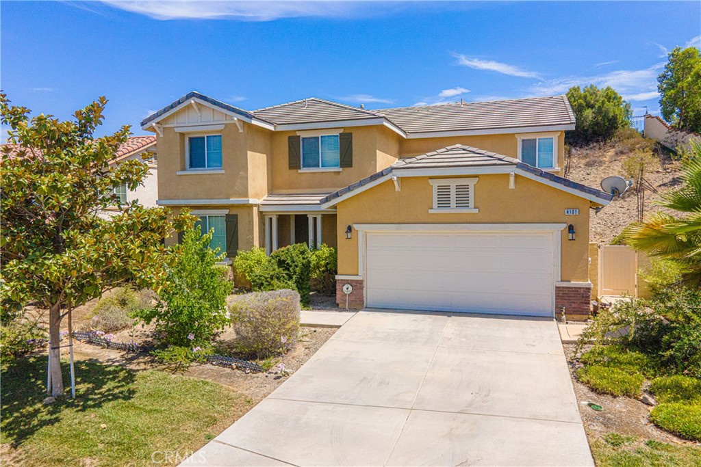 Welcome to Alberhill Ranch – Lake Elsinore’s premier community! This stunning 4 bedroom, 3.5 bathroom home with bonus office and loft offers the perfect blend of luxury, space, and convenience. Built in 2014 with 2,852 sq. ft. of living space on a rare oversized 16,117 sq. ft. lot, this is one of the most unique homes in the neighborhood. Inside you’ll find a bright open floor plan featuring a formal dining room, spacious island kitchen with abundant counter and cabinet space, and a breakfast nook ideal for entertaining or everyday living. The downstairs office can easily serve as a 5th bedroom, while the upstairs loft provides extra living space for a playroom, gym, or media area. The expansive primary suite is a true retreat with a soaking tub, walk-in shower, dual sinks, and a generous walk-in closet. A three-car garage, spacious driveway, and end-of-cul-de-sac location add privacy and convenience. The Alberhill Ranch community offers resort-style amenities including a 22-acre park with sports fields, playgrounds, walking paths, private pool, and clubhouse. Residents love the peaceful, family-friendly atmosphere, welcoming neighbors, and pet-friendly environment. All of this with the added benefit of being just minutes from Lake Elsinore’s boating and water activities, scenic trails, shopping, dining, and quick access to the I-15 freeway. This home truly combines elegance, functionality, and location—don’t miss it!