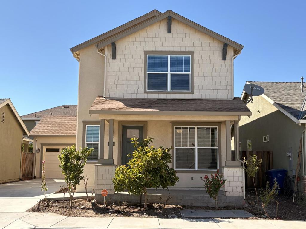 Welcome to this beautiful 3-bedroom, 2.5-bathroom home built in 2020. Offering 1,477sqft of living modern comfort and style. Nestled in a quiet neighborhood near Patriot Park. This home is filled with natural light thanks to large windows throughout. The updated kitchen includes granite countertops, a new sink, stainless steel refrigerator and a new range hood making it the perfect kitchen. The main floor features a convenient half bath, while all three bedrooms and two full bathrooms are upstairs for added privacy. Enjoy the cozy backyard for relaxation and entertaining guests. Additional highlights include a long driveway with spacious 2 car garage and owned solar panels for energy efficiency. Move in ready and waiting for you.