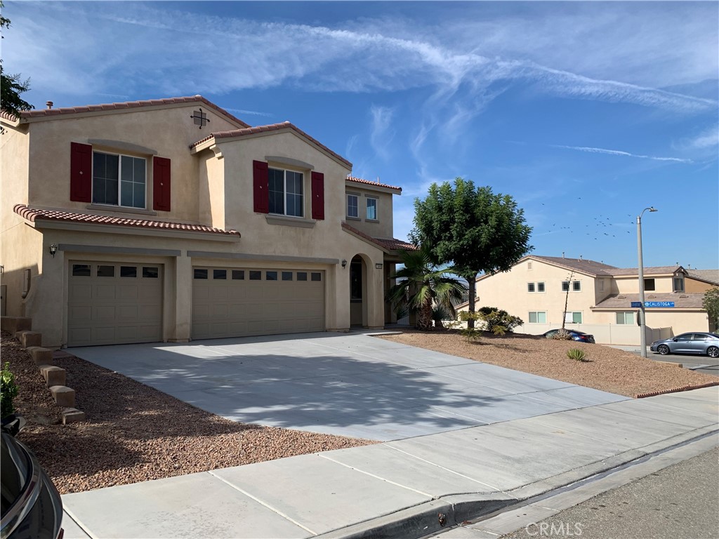 Welcome home to this beautiful 5 bedroom, 3 bath home located in a very nice community of Victorville. This spacious 2 story home has been updated, be the first to live in it! It features 5 spacious bedrooms and all of them have walk in closets! One bedroom is located on the first floor for convenience. It has an open floor plan concept and a large loft. This home is conveniently located just minutes away from the I-15 freeway, schools, shopping, dining, and hospitals are all nearby. This property is located on a corner lot in a cul-de-sac. Come and see this gorgeous home and call it yours!