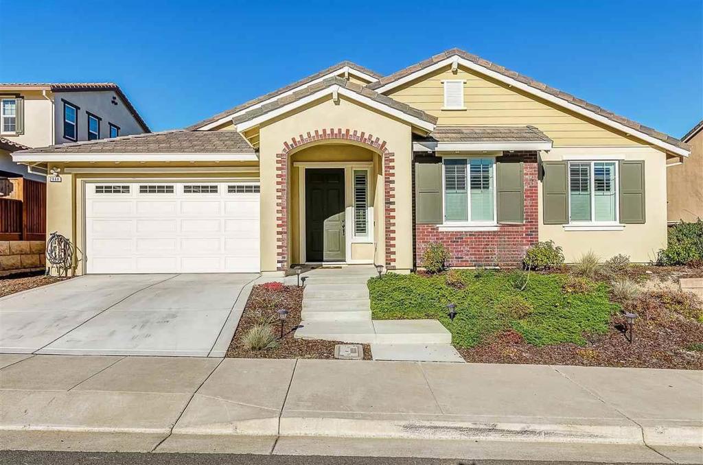 Don't miss your chance to own this rare single-story luxury home tucked in the desirable hills of Pittsburg! This 3-bedroom, 2.5-bath retreat combines modern elegance with everyday comfort. Step inside to a gourmet kitchen featuring a massive island, perfect for cooking, entertaining, or gathering with family. Enjoy both formal and casual dining spaces with a flexible layout to create work from home space, if desired. The great room flows seamlessly into a California room with an outdoor fireplace, creating the ultimate indoor-outdoor living experience. Out back, you'll find your own private oasis: a low-maintenance Viking fiberglass pool with removable safety fence, a custom putting green, and thoughtfully designed landscaping that makes upkeep a breeze. Additional highlights: - Spacious 2-car garage - Easy access to BART, freeways, and schools (Elementary and Middle) - Just minutes from parks, shopping (Sprouts, Starbucks, Safeway), and dining - Peaceful neighborhood setting with mailboxes conveniently nearby Very few single-story homes of this caliber are available in this area. This is a rare opportunity you don't want to miss!