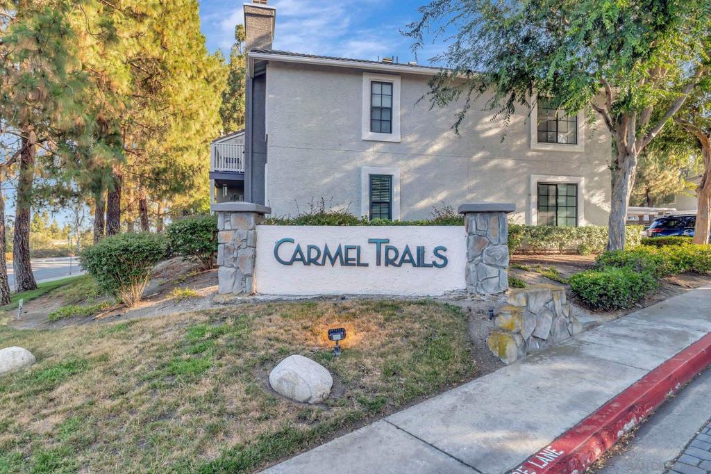 Charming ground-floor condo in Rancho Bernardo, freshly painted and move-in ready! Featuring real wood flooring throughout living areas, a cozy layout, and a private patio with peaceful mountain views. The kitchen offers a new refrigerator and new dishwasher, while the home also includes in-unit washer and dryer plus A/C for year-round comfort. Community amenities feature a pool, spa, fitness center, and clubhouse, along with plenty of guest parking. Close to shopping, dining, golf, scenic trails, and the freeway—this home offers the perfect blend of comfort, convenience, and location!