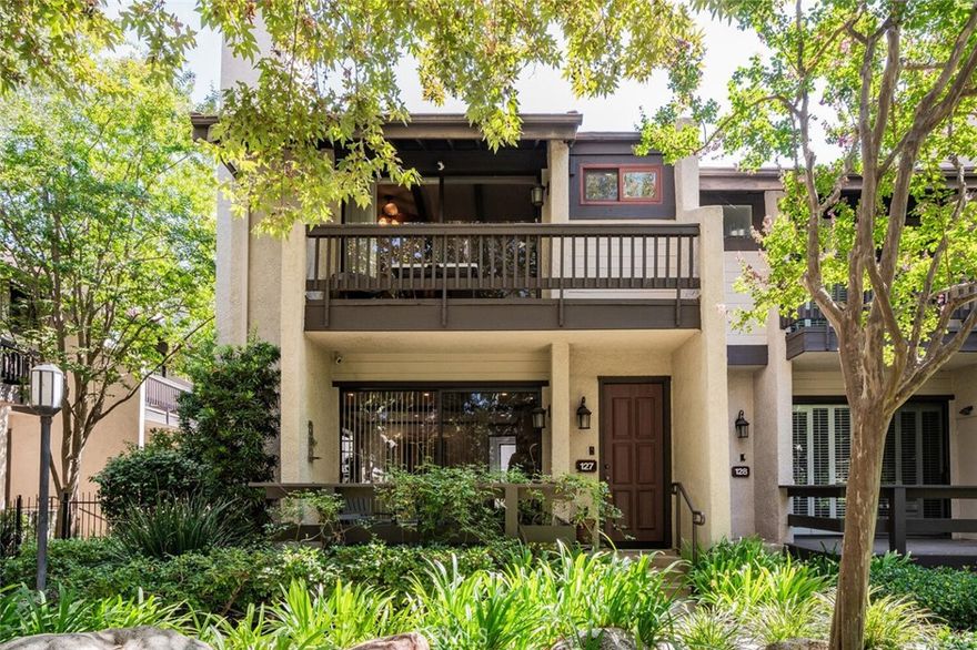 A truly rare offering for this end unit "Plan D" model in Warner Village showcasing tranquil views from an incredibly private setting. You'll feel like you are living in a tropical rain forest while being walking distance to everything Warner Center has to offer. The entertainer’s floor plan utilizes an open concept to provide both privacy and functionality. The Plan D floor plan also features the much sought after atrium alcove which provides much desired sunlight and perfect for anyone with a green thumb. From the moment you enter, you will notice the high quality of the finishes selected by the owners. The sumptuous primary suite features plenty of storage space with walk in closet & private balcony to take in the beautiful garden and pool views. The secondary bedrooms are generous in size. The downstairs bonus room is perfect for an additional bedroom, Movie Room, Home office or ??? Other features include: 2 car oversized attached garage, 220V connection for EV charging, recessed lighting, beamed ceilings, crown molding, Nest thermostat, in-ceiling home theater speakers, security system, Ring doorbell, newer water heater, newer electrical subpanel, private laundry area & an abundance of storage space built into the garage. The private downstairs patio offers the perfect space to dine al-fresco and bask in the beautiful year-round weather that Woodland Hills has to offer. HOA dues include internet, water, basic cable (a few movie channels also), and earthquake insurance. 



Warner Village 1 & 2, situated in the highly prestigious Warner Center, is a centrally located community close to everything the area has to offer. The community consists of resort-style amenities including pool and spa areas, fully lit tennis courts, expansive recreational room, lush landscaping and walking paths along the community's many bridges and streams all while being minutes to local shopping, dining and entertainment in the heart of the San Fernando Valley. A true getaway that you can call home.