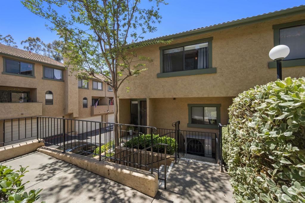 Welcome to Riderwood Terrace! If you’ve been searching for a condo that lives like a home, your search ends here. This spacious 3-bedroom, 2.5-bath residence offers 1,294 sq. ft. of well-designed living space in the highly desirable Riderwood Terrace community. A well maintained complex consisting of 123 units with 4-5 units per building. The open-concept living room features a cozy fireplace and flows seamlessly onto a private balcony—perfectly sized for a BBQ, bistro table, and chairs. The recently remodeled kitchen boasts a stylish butcher block bar top and an open layout, making it ideal for entertaining. Upstairs, you’ll find generously sized bedrooms, private in-unit laundry, and ample storage throughout. One of the standout features of this home is the oversized 2-car attached garage—professionally outfitted with CrossFit-grade rubber flooring and a full fitness system. Whether you’re a fitness enthusiast or just need extra storage, this garage is a game-changer. All appliances convey, and the home is move-in ready. As a bonus, Riderwood Terrace offers a community pool with stunning views from the top of the neighborhood. The location is unbeatable—close to freeways, shopping, dining, and more. HOA includes: Common area maintenance Roof coverage Monthly water bill which includes gas for hot water. This is your chance to own a rare 3 bedroom condo in one of San Diego’s most convenient and charming communities. Don’t miss it!