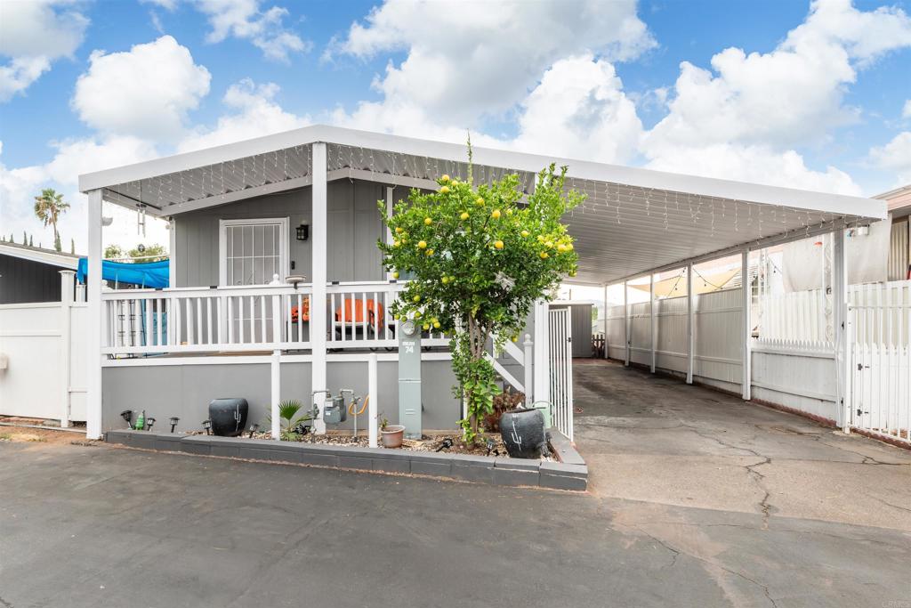 This fully updated 2-bedroom, 2-bath mobile home offers modern comfort and convenience in a welcoming family park. The open floor plan features a bright living area, updated kitchen with newer appliances, and stylish finishes throughout. Enjoy outdoor living with a private patio space—perfect for playing, gardening, relaxing, or entertaining. Additional highlights include parking for two cars, a handy storage shed, and inside washer and dryer units that stay with the home. This prime location is close to major freeways, shopping, schools, and everything that the community has to offer. Move-in ready and beautifully maintained, this home combines comfort, style, and convenience at an affordable price.
