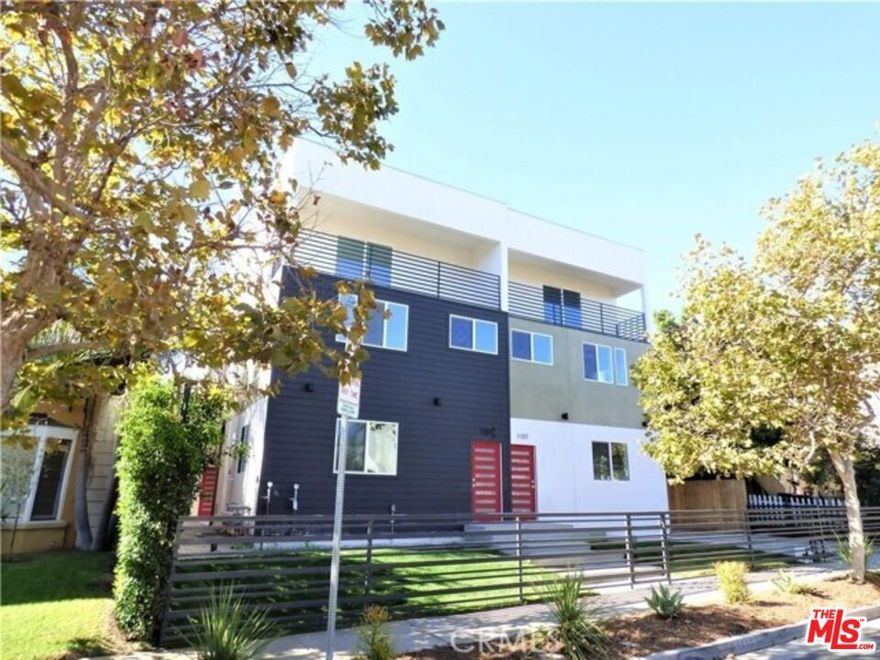 Like a single family home. Kitchen/living room/ dining room all open space. with good light.  All bedrooms are on the upper levels.  bathrooms are on the upper level, one bath on the first floor. Patio is off the master bedroom suite.  There is a laundry room with washer dryer just for this unit. 2 gated car spaces.  All appliances included micro-wave oven, stove refrigerator, dishwasher/ Washer/Dryer..