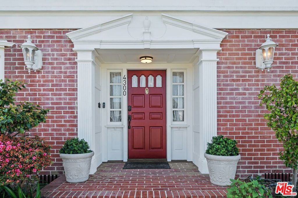 This thoughtfully designed home features approximately 2,762 square feet of living space, offering an abundance of comfort and functionality. The three-bedroom, three-bathroom layout provides ample room for personal and shared spaces.Upon entering, you are greeted by a charming entryway, which sets the tone for the home's elegant and inviting atmosphere. The spacious living area is bathed in natural light, creating a warm and welcoming ambiance. The cozy fireplace adds a touch of coziness, while the engineered-hardwood flooring throughout the main living spaces lends a refined elegance.The well-appointed kitchen boasts abundant countertops and ample cabinetry, providing ample storage and preparation space. The new granite countertops and recently updated appliances, including a new oven and dishwasher, enhance the kitchen's functionality and modern appeal.The primary bedroom offers a serene retreat, with its spacious layout and ample natural light. The en-suite bathroom has been recently updated, providing a spa-like experience. The additional two bedrooms offer versatile spaces, whether used as guest rooms, home offices, or hobby areas.Stepping outside, the home's charming landscaping and brick patio create an inviting outdoor oasis. The covered patio area provides a perfect setting for alfresco dining or relaxation, while the private ADU off the 2-car detached garage offers additional flexibility for guests or a home office.The property's colonial-style architecture and the well-maintained brick exterior contribute to its timeless aesthetic. The new double-pane windows and the fire-resistant roof tiles further enhance the home's energy efficiency and safety.This meticulously maintained home seamlessly blends classic charm with contemporary comforts, making it an ideal choice for those seeking a well-appointed and versatile living space.iscover this fabulous 3-bedroom, 3-bathroom gem. The home features a stunning 2-story classical entry with pilasters and a triangular pediment, leading to an elegant foyer that opens to a central hall. Architectural details include a vintage fireplace, adding charm and character. Enjoy breathtaking views from the 2nd floor, with all three bathrooms updated in 2023. The property boasts new pipes installed in 2023 and was tented in 2024. It includes pocket doors, refurbished original doors, a fire-resistant tile roof, a new oven and dishwasher, new granite kitchen countertops, and all new double-pane windows with shutters. Crown moldings, engineered hardwood floors, and carpets enhance the interior, along with a full bar and a sunroom off the family room.The exterior features a beautiful ADU behind the 2-car garage, offering a full-service guest room with a kitchen and bathroom, perfect for rental or family stays. The gorgeous backyard includes a gazebo, ideal for outdoor entertainment, and is surrounded by a low fence with plenty of plants and roses. A special iron gate leads to the street, and the uniquely designed backyard has rain gutters around the entire house with underground downspouts for drainage. This property is a must-see, shown by appointment only. Sold AS IS, with no credits or repairs.