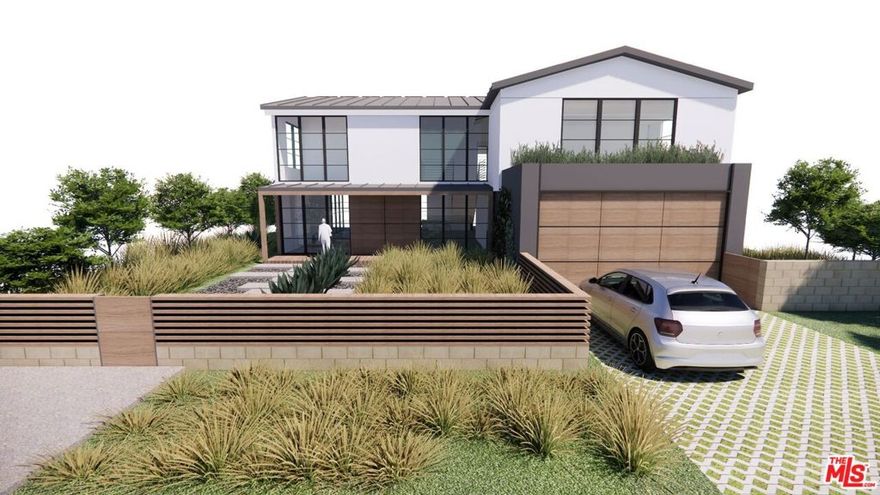 A rare rebuild opportunity complete with RTI PLANS in the desirable Upper Lachman enclave of Marquez Knolls, with plans for a Custom 5 Bed/5.5 Bath+Office+Gym 2-story Contemporary Farm House with breathtaking coastline, city, and Queens Necklace views. This oversized 13,538sf lot (of which approximately 54% of the lot size is flat) is located on a premier street untouched by the recent fires, with the surrounding beautiful neighborhood and homes intact. Designed by renowned LA-Based Wolcott Architecture, this 5,000sf property was thoughtfully designed with features of modern open space and window lines to accentuate the captivating views from every room of the home and includes large wrap around balconies on both stories of the home overlooking the coastline and perfect for entertaining, ideal gourmet kitchen and great room open floor plan, spacious primary suite with head on coastal views, all 5 bedrooms with en-suite bathrooms, upper deck with separate common-area entrance and a separate lower-level gym. Additional plans for a stunning pool deck and pool with panoramic coastal views (under separate permit). This lot currently has a terraced lower-level garden with roses and herbs, as well as mature olive, citrus, avocado, mulberry, and pomegranate trees. The sale includes RTI architectural plans, geology and soils report with City of LA approval letter, and Phase 1 and 2 debris removal completed. Located in the newly reopened Marquez Elementary School district. This unique opportunity provides an expedited home-building process and an opportunity to be part of the Palisades community!