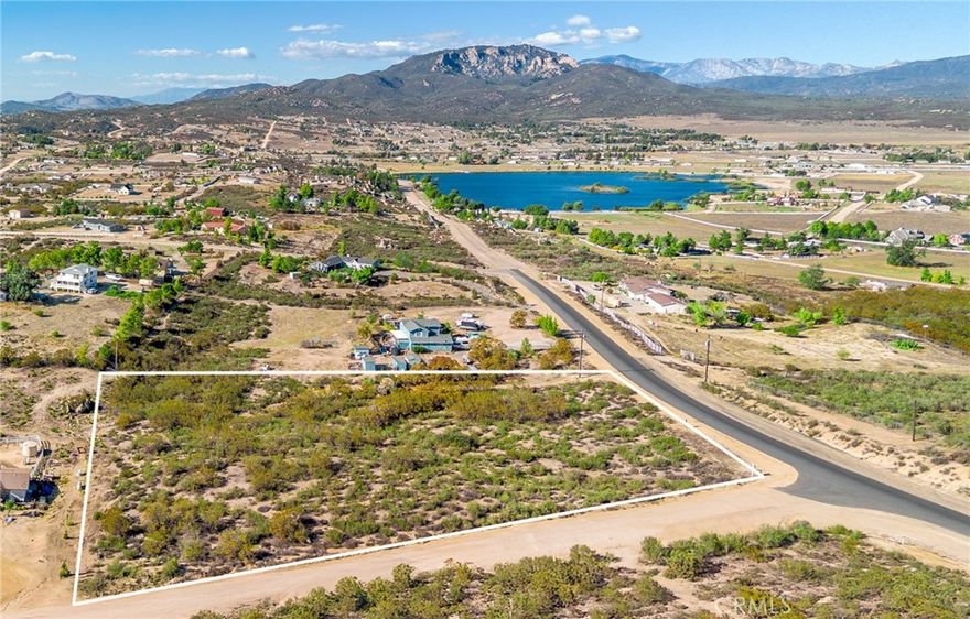 Check out this perfectly located 2.62 ac property located in Aguanga's coveted Lake Riverside Estates gated custom home community on a paved road! This beautiful parcel has sat surprisingly undeveloped until now where it's mild topography and proximity to the entrance and amenities of this neighborhood make it the ideal location to build your own custom home. This property features spectacular views of the surrounding mountains and valley and is located only 20 minutes to Temecula and 30 minutes to Palm Desert.  The private community offers a 55-acre fishing lake, 3,500’ airstrip, equestrian center, pool, picnic cabanas, playgrounds, sports courts, trail heads, maintained roads, private security, and gated entry. ASK ABOUT AN "OTC" LOAN TO FINANCE THE PURCHASE OF THE LAND AND FUND CONSTRUCTION OR YOUR HOME, OR MANUFACTURED HOME!