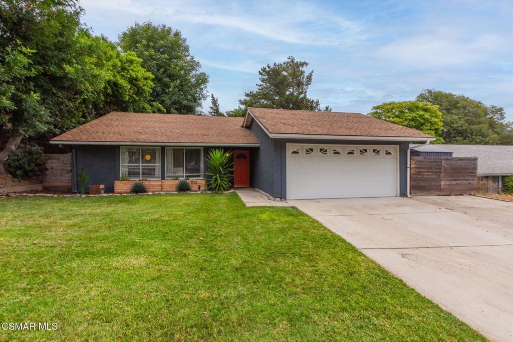 Great location and neighborhood near parks, hiking & biking trails, schools and so much more. Upgraded single story home with an open floorplan. Enjoy the beautiful boney mountain views from both inside & outside. Upgraded island kitchen with newer stainless appliances including refrigerator. Newer countertops, newer tiled backsplash and newer sink. Remodeled tiled fireplace. Newer flooring throughout(laminate & tile). Both baths have been remodeled with newer countertops, sink, toilet & fixtures. Primary bath features a nicely remodeled tiled shower area with glass doors and tile flooring. Newer exterior & interior paint. You will enjoy the beautifully landscaped front and back yards with some newer landscaping. Relax in the backyard which has a large newer covered patio, a grass area, a playhouse and great views. This is a must see property!!