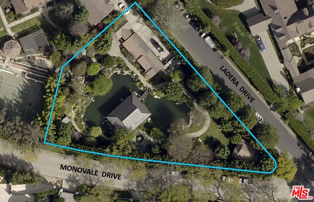 Legal address is 120 Monovale Drive, BH 90210; but, property is in the city of Los Angeles. APN is 4358-006-017. Rare once-in-a-lifetime opportunity to acquire a verdant gated parcel in one of the globe's most coveted locations in the midst of the fabled and iconic estates of Holmby Hills. Existing structures on the lot include a grand Tea House, quaint guest cottage, garage, and storage shed. A massive koi pond with waterfalls adds to the bucolic setting. Unlimited potential to create your fantasy estate surrounded by mature foliage and enhanced by treetop vistas.