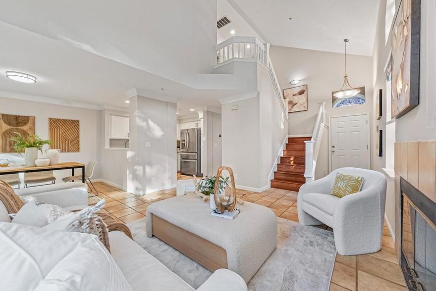 Beautiful Corner Unit in a Family-Friendly Neighborhood! This upgraded and move-in ready home offers 3 spacious bedrooms and 3 bathrooms across 1,318 SqFt of comfortable living space. The first floor features a versatile bedroom and a full bathroom, ideal for senior parents or au pair. Enjoy stunning high ceilings in the foyer and living room, creating an open and airy atmosphere. The first floor is finished with durable tile flooring, while the second floor boasts elegant wood flooring. Dual-pane windows ensure excellent insulation and noise reduction. Stay comfortable year-round with a newer central AC and heating system. Bright natural light floods the home, thanks to its corner location and large windows. Located near great schools, the library, and parks, this home is perfect for families seeking convenience and a welcoming community. Commuting is a breeze with quick access to highways and multiple grocery stores just minutes away. Dont miss out on this fantastic opportunitythis is truly a must-buy! Contact us today to schedule a viewing!