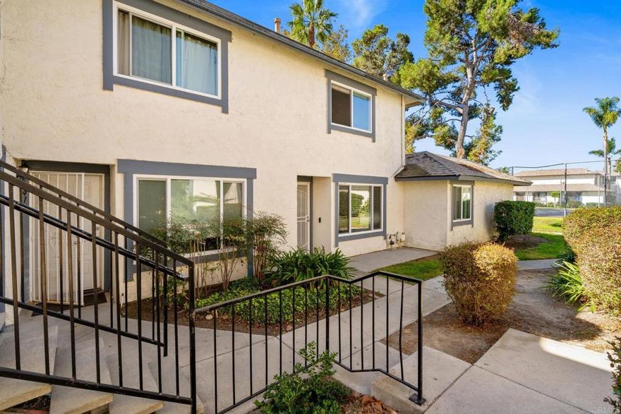 Enjoy upfront savings with $10,000 in seller credits that can be used for rate buy-downs or closing costs, making your home-buying process smoother and more affordable. Welcome to your new home in the heart of Oceanside. This turn-key 2-bedroom, 1.5-bath condominium offers a pristine living experience with fresh paint throughout, dual pane windows, plush carpet upstairs for extra comfort. Enjoy the convenience of newly installed in-unit laundry and complete kitchen appliances, which all stay, and a detached 1-car garage with extra storage space. Enjoy the amazing Oceanside weather in your private patio, providing space for outdoor relaxation. Located within the desirable Carlsbad school district, this property is perfect for first-time homebuyers or investors alike. Its prime location grants easy access to the beach, renowned shopping venues, hiking trails, and quick commutes via Highway 78. Experience the best of coastal living with nearby attractions like the sandy beaches of Oceanside, shopping at Westfield mall, and dining at local favorites like In-N-Out Burger. Spend weekends at Altitude Trampoline Park or exploring Oceanside's vibrant community.