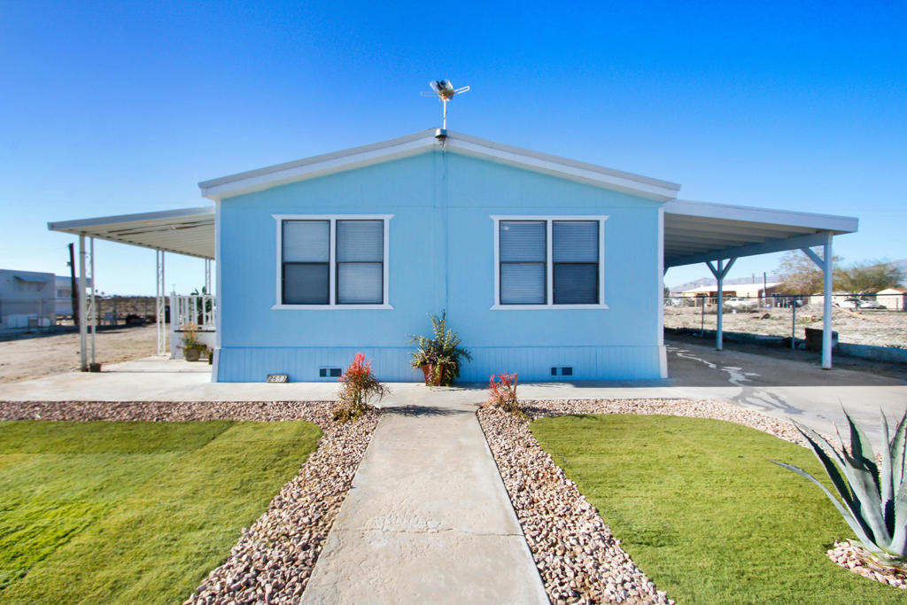 This is a great deal for someone looking for comfort, value, and a little adventure. Unlike many homes in the area, this one is on a permanent foundation and connected to sewer--two huge pluses. It also has central air conditioning, which is a big upgrade over the mini-splits and wall units you'll usually find out here. Inside, you'll find hardwood floors, and outside there's a covered carport, a good-sized driveway, and a front porch that's perfect for relaxing. Living near the Salton Sea has its own kind of magic. The pace is slower, the skies are bigger, and the sunsets are unbelievable. It's a great spot if you're into off-roading, birdwatching, stargazing, or just want to escape the city. There's a growing creative and outdoor-loving community here, and the area still offers real value whether you're looking for a full-time home, vacation spot, or a smart investment.
