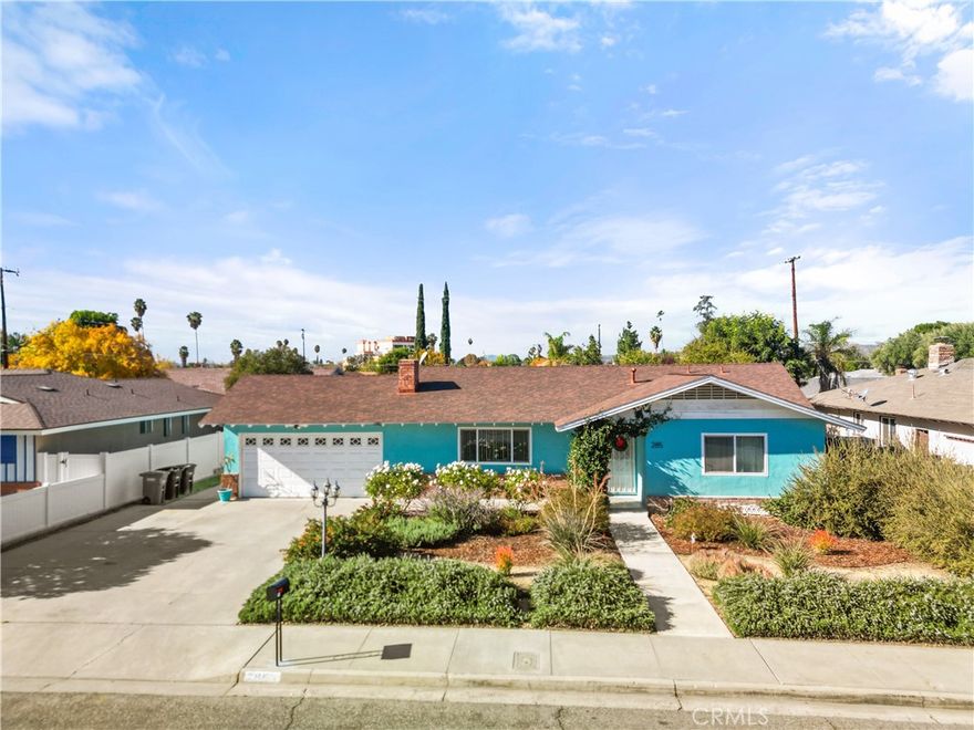 Welcome to this charming and well-maintained single story 3-bedroom, 2-bath home situated on a spacious 8,276 sq ft lot in Hemet. Offering 1,201 sq ft of comfortable living space, this home blends character, functionality, and thoughtful upgrades throughout.

As you enter, you’re greeted by laminate flooring in the hallway, leading to a cozy carpeted living room to the left, featuring a beautiful red brick fireplace that adds warmth and timeless charm. Continue straight into the kitchen and dining area, creating a seamless and inviting space for everyday living and entertaining.

The kitchen was updated in 2020 and features updated countertops, along with a newer stove and microwave, offering both style and convenience. A tankless water heater (2016) adds to the home’s efficiency.

Down the hall to the right, you’ll find two bedrooms and a guest bathroom with updated fixtures. The primary bedroom includes its own private bathroom, providing a comfortable retreat.

An additional bedroom located near the kitchen offers flexibility for guests, a home office, or hobby space. The home also includes a whole house fan (2018), a newer A/C condenser (2021), and updated copper plumbing, major upgrades that bring peace of mind.

Step outside to a generous backyard featuring two storage sheds (10x10) and a trampoline that will remain, making it ideal for entertaining, storage, or outdoor enjoyment.

With its thoughtful improvements, functional layout, and spacious lot, this home is a fantastic opportunity for buyers seeking comfort, value, and move-in readiness. Don’t miss your chance to make it yours!