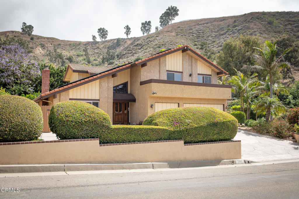 Discover your sanctuary in the serene hills of Ventura, perfectly situated on a peaceful cul-de-sac. This meticulously maintained 3-bedroom, 3-bathroom home showcases the pride of ownership in every detail.Step inside to find an inviting layout featuring three cozy fireplaces, two of which are nestled in the luxurious primary suites, creating perfect spots for relaxation. The abundance of new windows and sliders not only enhances the home's aesthetic but also fills each room with natural light and breathtaking views of the surrounding landscape.The exterior is a true highlight, featuring beautiful hardscaping and a park-like backyard that invites outdoor gatherings or quiet moments of tranquility. Imagine enjoying your morning coffee on the patio or hosting friends in this stunning outdoor space.This home offers a unique blend of comfort, style, and natural beauty, making it a must-see for anyone looking to embrace a serene lifestyle. Don't miss the chance to make this hillside gem your own! Schedule a private tour today!